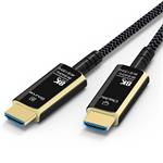 Ultra vysokorýchlostný optický kábel HDMI 2.1 8K@60Hz, pozlátený 50 m