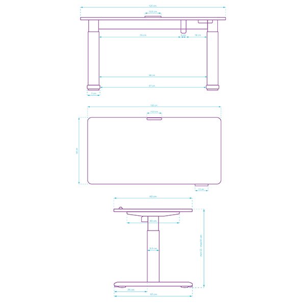 ULTRADESK Pulsar čierny