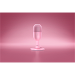 Ultrakompaktný USB mikrofón Razer SEIRÉN V3 MINI Quartz s funkciou Tap-to-Mute