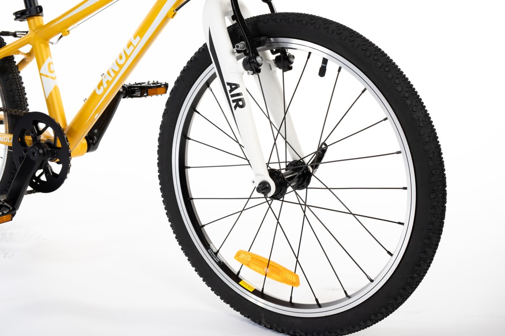 ultraľahký detský bicykel CANULL AIR 20" žltý