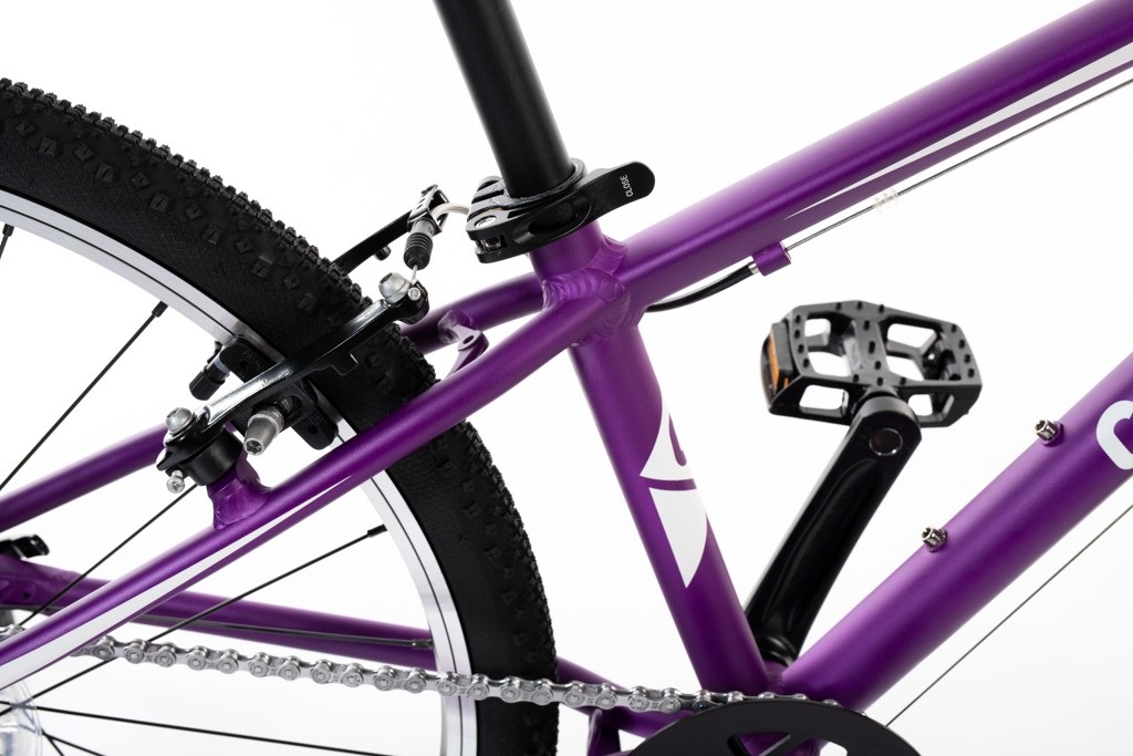 ultralehké dětské kolo CANULL AIR 24" fialová
