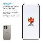 Ultraodolné tvrdené sklo FIXED Armor s aplikátorom proti prachu a vrstvou AR pre Apple iPhone 16 Pro Max, čierne
