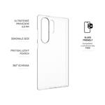 Ultratenké gélové puzdro TPU FIXED Skin pre Samsung Galaxy S24 Ultra, 0,6 mm, číre