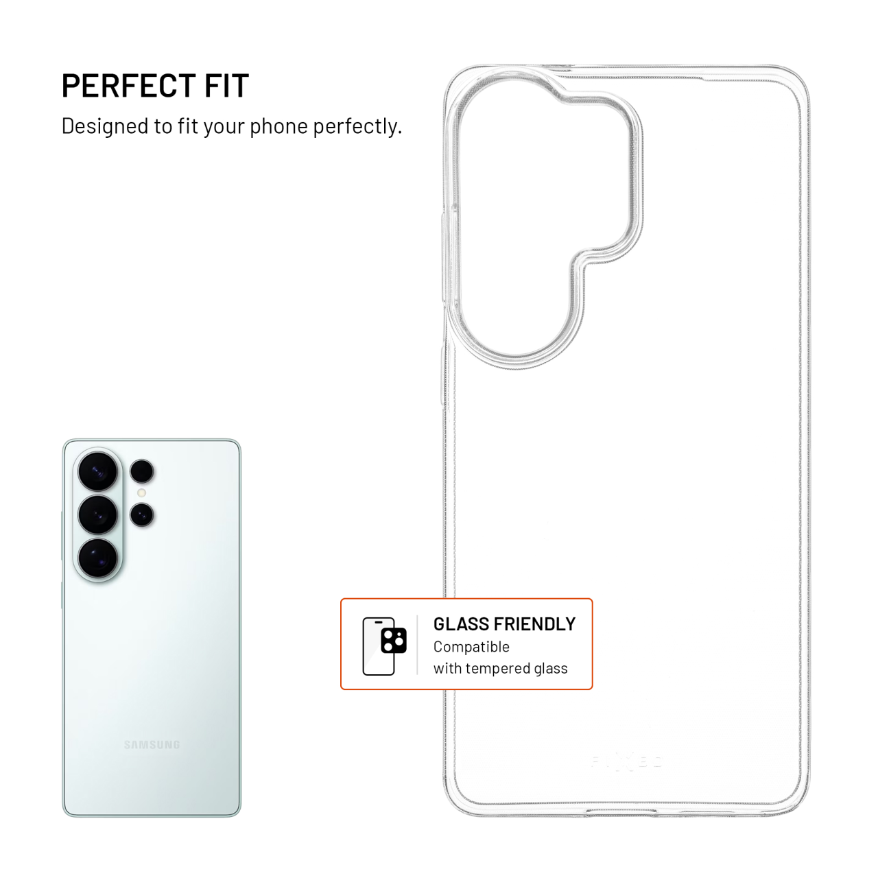Ultratenký kryt TPU FIXED Story Slim pre Samsung Galaxy S26 Ultra, číry