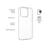 Ultratenký TPU gelový kryt FIXED Story Slim pro Apple iPhone 16 Pro, 0,6 mm, čirý