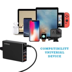 UNIBOS 4 portová 90W QC4+ super nabíjačka