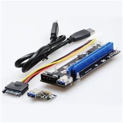 UNIBOS UNRI-104 Riser card PCIe x1 to PCIe x16 + 4-pin power cable