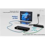Univerzálna dokovacia stanica i-tec s dvoma 4K displejmi, Power Delivery 85 W + nabíjačka i-tec USB-C 100 W