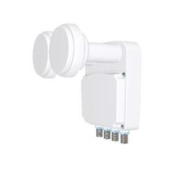 Univerzální konvertor monoblock pro dvě družice a 4 satelitní přijímače, 0,2dB, družice Astra19,2E/Astra23,5E. IDLBQUDM20MNO438PP - Set-top boxy a satelitní technika
