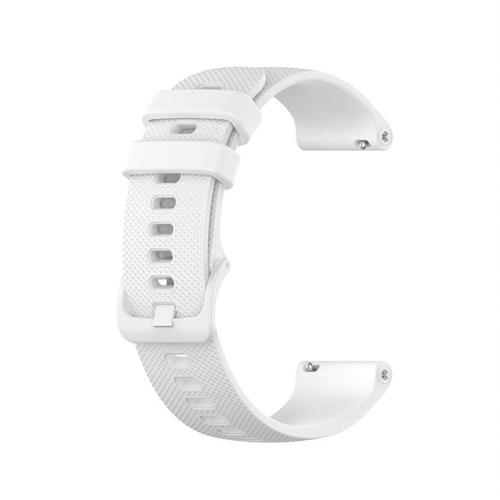 Univerzálny silikónový remienok RhinoTech Quick Release 18 mm, biely