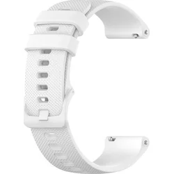 Univerzálny silikónový remienok RhinoTech Quick Release 18 mm, biely