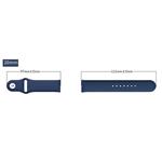 Univerzálny silikónový remienok RhinoTech Quick Release čierny s motívom kvetov 20 mm