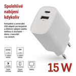 Univerzálny USB adaptér do siete BASIC 15 W max.