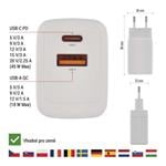 Univerzálny USB adaptér GaN na PD 45 W max.