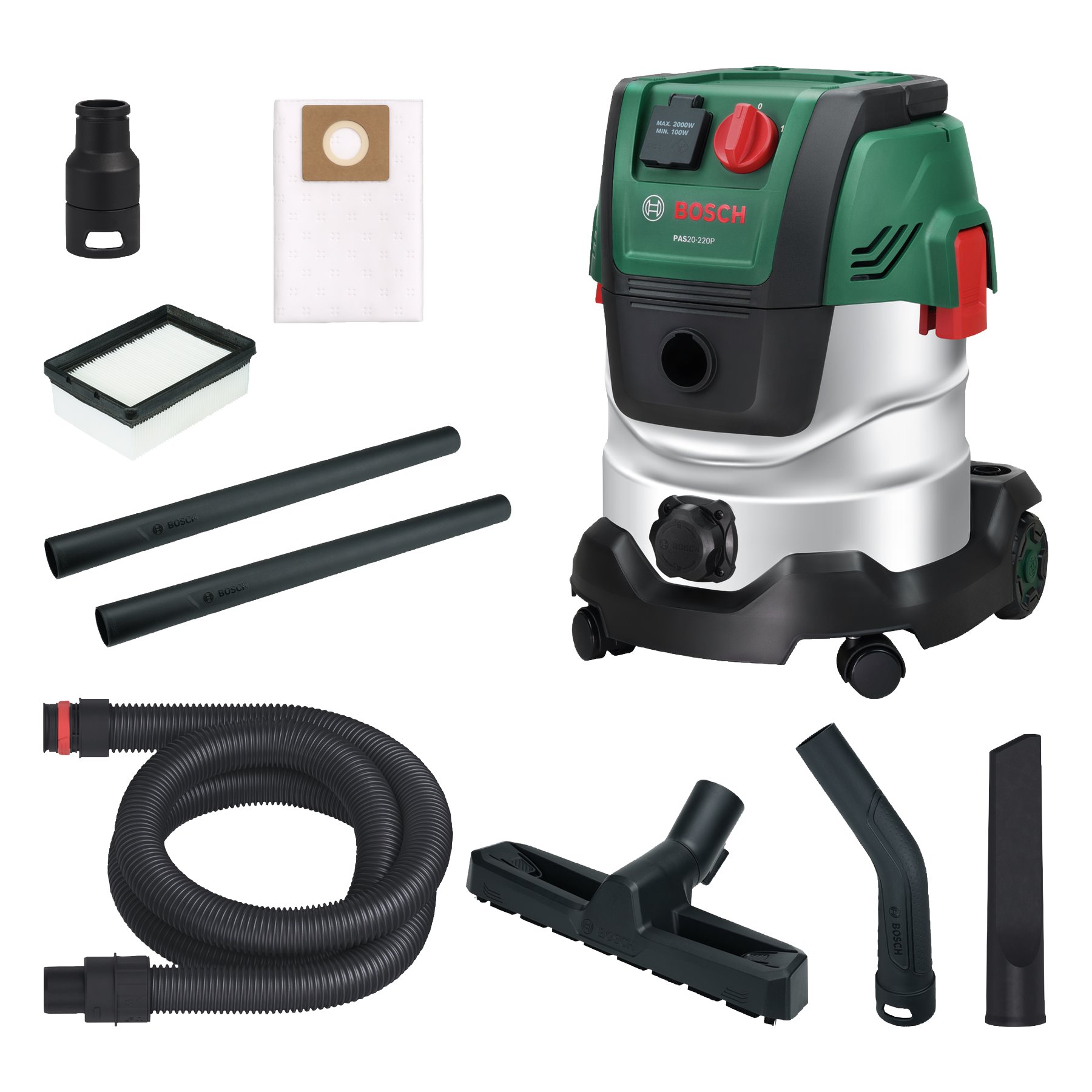 Univerzálny vysávač BOSCH PAS20-220P (0.603.3E7.200)