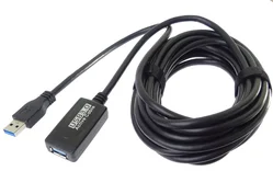 USB 3.0 repeater a prodlužovací kabel A/M-A/F 5m - ku3rep5 - Kabely + redukce