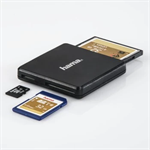 USB 3.0 vícečtečka karet, SD/microSD/CF, černá