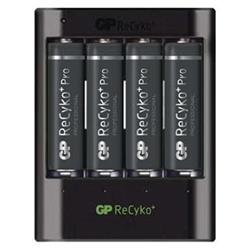 USB nabíječka baterií GP U421 + 4x AA GP ReCyko+ Pro