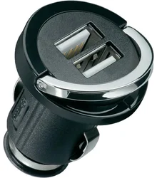 USB napájecí adaptér do autozásuvky 12 - 24 V Cabstone, 2x USB