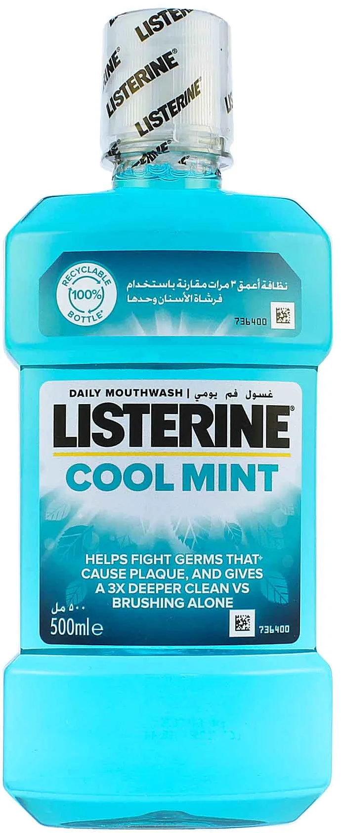 Ústna voda Listerine Cool Mint 500 ml
