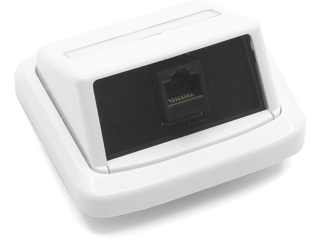 UTP dvojzásuvka ABB TANGO 2xRJ45 cat.6 WH