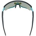 UVEX BRÝLE SPORTSTYLE 236 S SET AQUA BLACK MAT / MIRROR BLUE (CAT. 3) + CLEAR (CAT. 0)