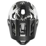 UVEX HELMA REACT JR FULLFACE BLACK - WHITE MATT vel.52-56 cm