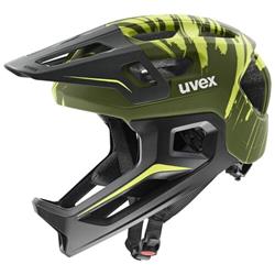 UVEX HELMA REACT JR FULLFACE DARK OLIVE MATT vel.52-56 cm