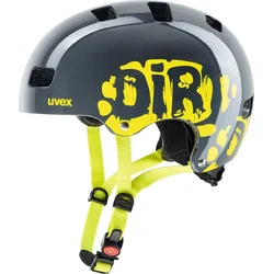 Uvex Kid 3, dirtbike sivá/limetková (55-58)