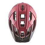 Uvex Quatro cc, tmavo červená/biela podložka (56-61cm)