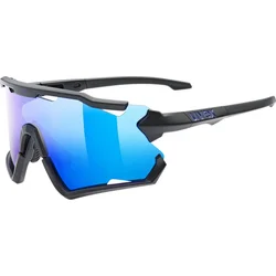 Uvex Sportstyle 228, black mat/mirror blue