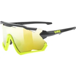 Uvex Sportstyle 228, čierna limetková matná/zrkadlovo žltá