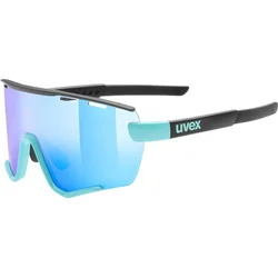 UVEX SPORTSTYLE 236 SET AQUA BLACK MAT / MIRROR BLUE (KAT. 3) CLEAR (KAT. 0)