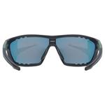 Uvex Sportstyle 706, black moss mat/mirror red