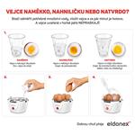 Varič vajec ELDONEX EggMaster, biely