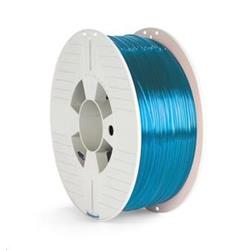 VERBATIM 3D Printer Filament PET-G 1.75mm ,327m, 1000g blue transparent 