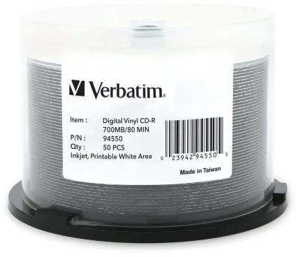 Verbatim CD-R 52x, 700MB, 50 ks (Spindl)