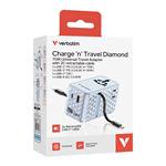 Verbatim Charge 'n' Travel modrý (70 W)