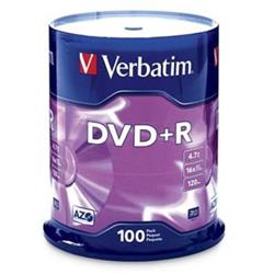 Verbatim DVD+R 4,7GB  16x SPINDL (100pack)