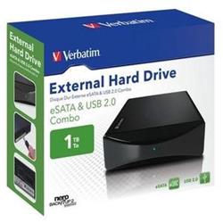 VERBATIM externí disk 3.5"  eSATA a USB 1 TB 