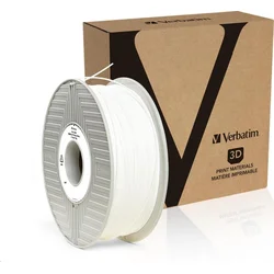 Verbatim filament Primalloy, flexibilní, 1.75mm, 500g, bílý