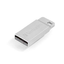 VERBATIM Flash Disk 32GB Metal Executive, USB 2.0, stříbná