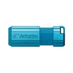 VERBATIM Flash Disk 32GB Store 'n' Go PinStripe, karibská modrá