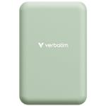 Verbatim magnetická bezdrátová powerbanka Charge 'n' Go Essentials, 20000mAh, zelená
