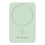 Verbatim magnetická bezdrátová powerbanka Charge 'n' Go Essentials, 20000mAh, zelená