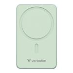 Verbatim magnetická bezdrátová powerbanka Charge 'n' Go Essentials, 5000mAh, zelená