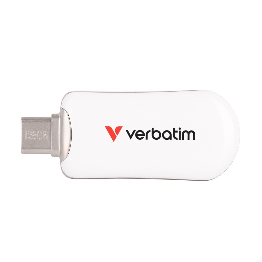 Verbatim Plectra 128GB bílá