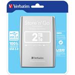 Verbatim Store 'n' Go 2 TB, strieborná