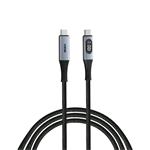 Verbatim USB-C->C kabel Sync & Charge s ukazatelem napájení 100W černý