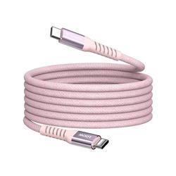Verbatim USB-C->C magnetický kabel Sync & Charge 100W růžový